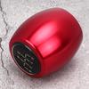 5 6 Speed Aluminum Alloy Red Gear Shift Knob Head Manual Transmission Lever Cover
