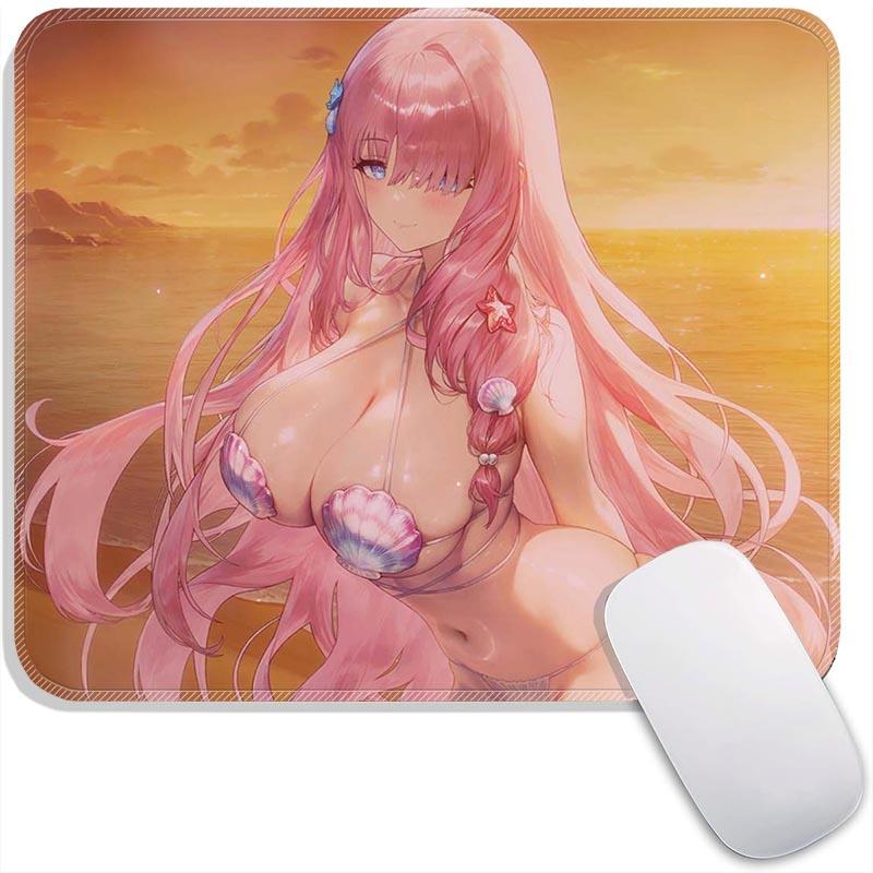 Liberta Teresse Justia Sylvia Anime Standard Mouse Pad B_Browndust 2 Small Mousepad Gaming MousePads PC Non-Slip Travel Mousemat