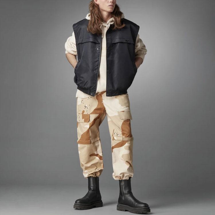 Adidas Originals Trefoil Blue Version Series Camouflage Cargo Pants Men Bottoms Khaki H33477