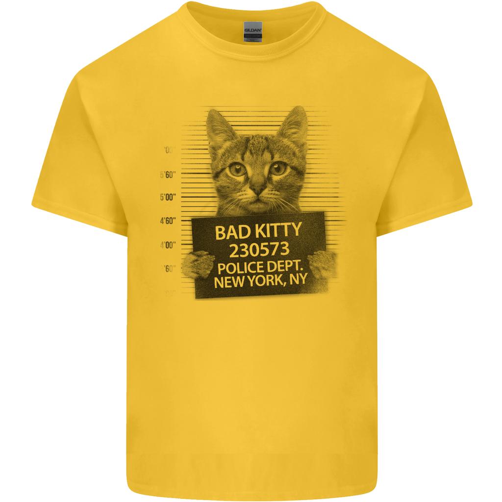 Bad Kitty New York City Police Dept Unisexs Light Cotton TShirt