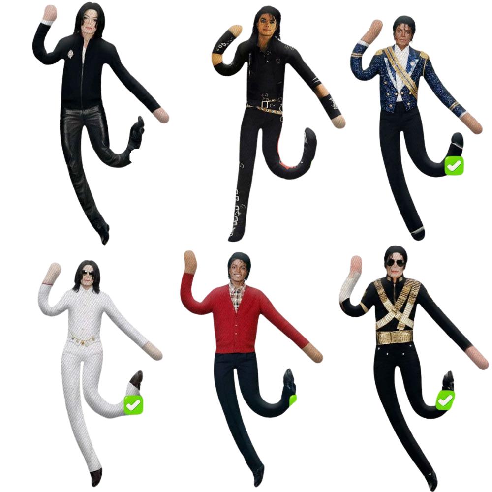 Nouveau Style Michael Jackson Cosplay Accessoire Poupée Peluche Remplie Figurine Poupées Décoration de Chambre Abstraite Articulation Mobilité Accessoires Cadeau