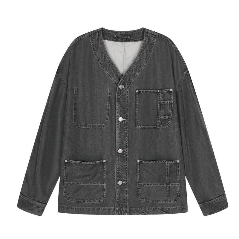 Męska luźna kurtka casualowa bez kołnierza SPEEDO Wiosna 2024