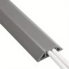 1PC 1m/39.37inch Floor Cord Cover Self-Adhesive Cord Protector Extension Wiring Duct Protector Cable Concealer Manage Cable