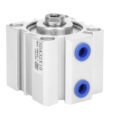 SDA32 Dunne Luchtcilinder Aluminiumlegering Dubbelwerkend Pneumatische Componenten SDA32X10 SDA32X15 SDA32X20