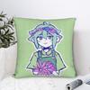 Omori Game Basil  Square Pillow Cases  Cushion Covers Fashion Zipper Decor Pillowcase for Home 18