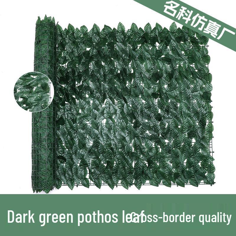 Artificial Green Ivy Rattan Fence for Balcony and Exterior Walls