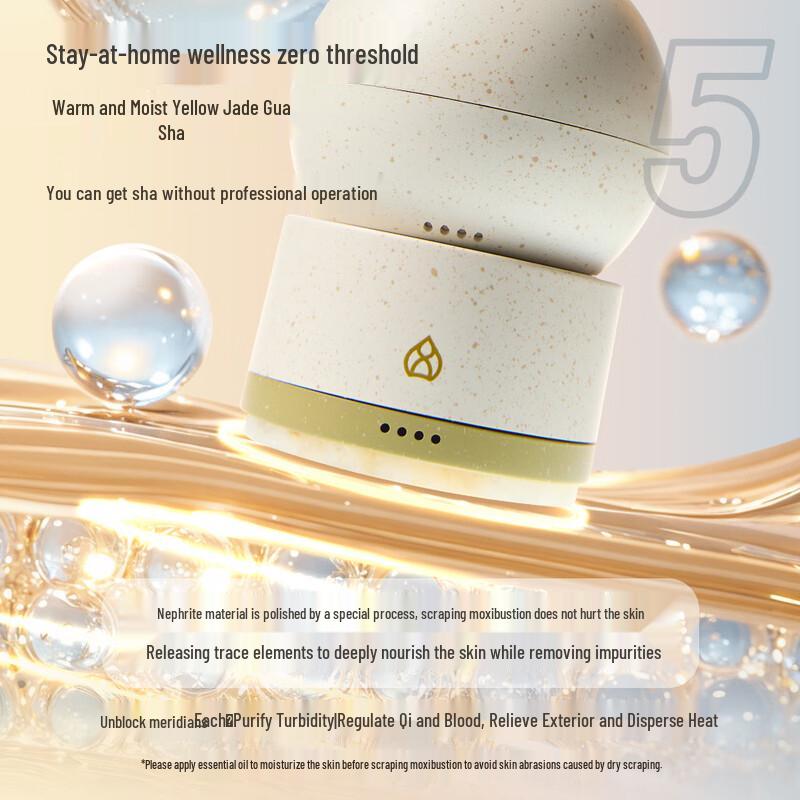 Aixiu Hall Smart Jade Bian Stone Moxibustion & Scraping Massager MS7