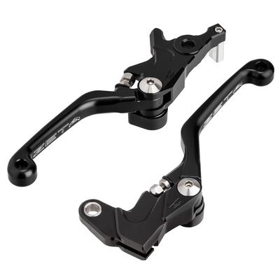 WR155R WR125R Pivot Lever Set CP Black Forward Folding Lever Position Stepless Adjustment Fully Machined Color Anodized D9313 '20-25, '26