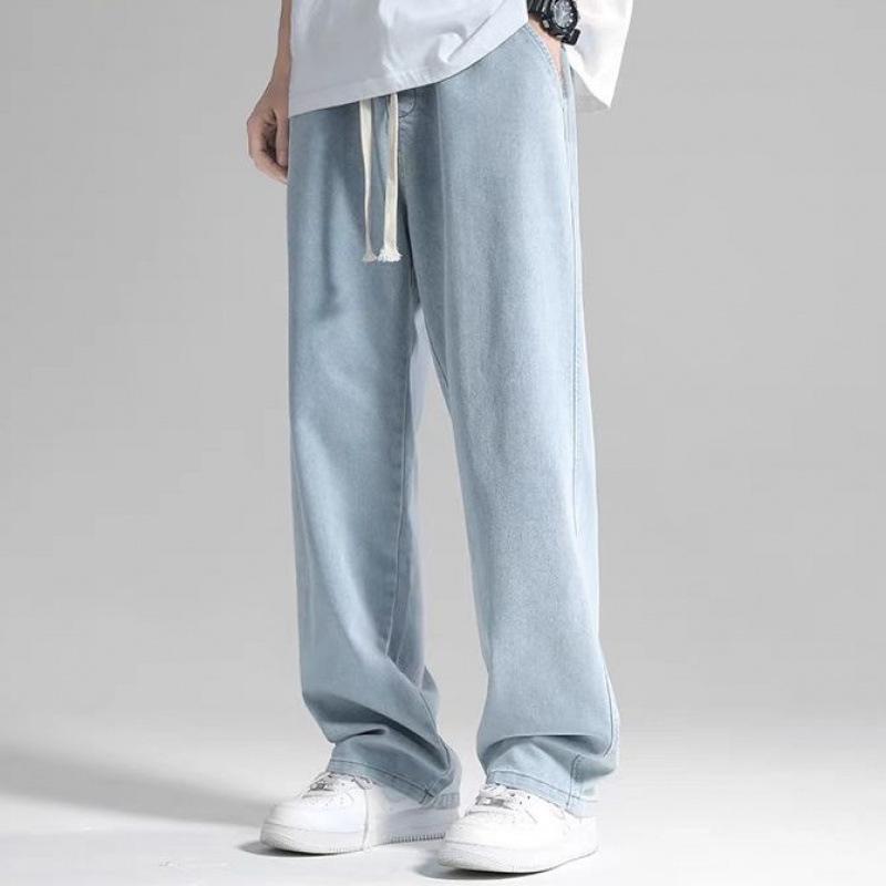 Men's Spring/Autumn Denim Suit: 2025 New Lapel Jacket & Shirt Set for Students