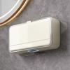 Non Perforated Drain Soap Holder Single/Double Grid Bathroom Storage Rack  Soap Dispenser