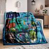 1Pc Monsters Inc Characters Collage Blanket Soft And Comfortable Casual Warm Camping Travel Christmas Halloween Xmas Gift M924416
