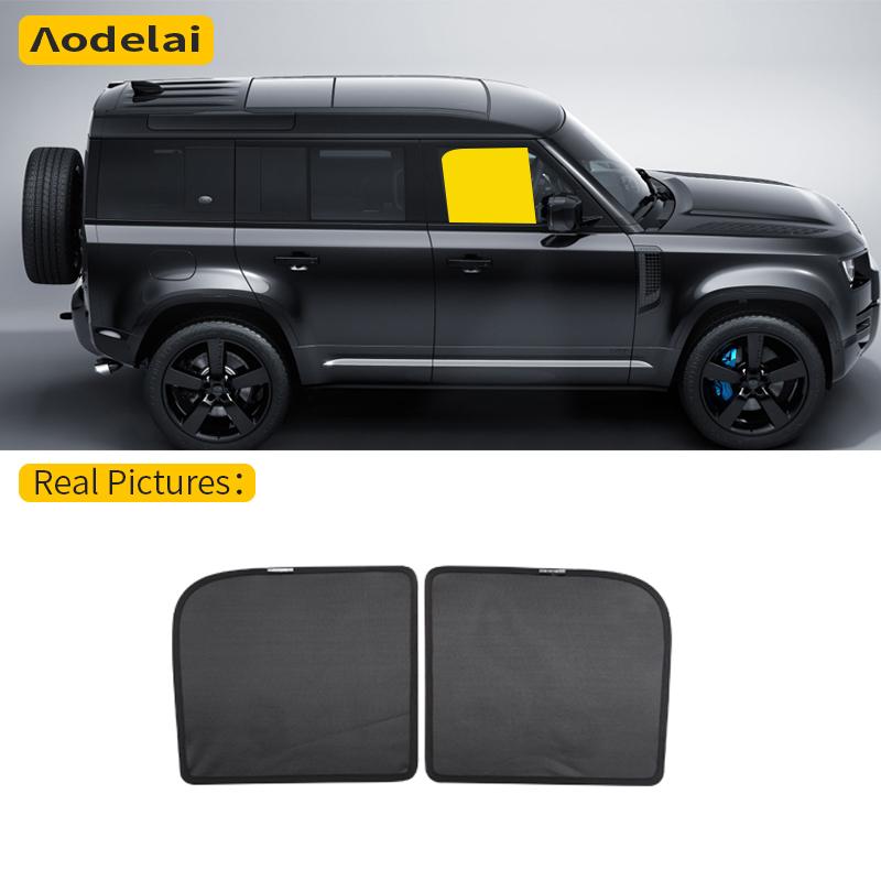 

For Land Rover Defender L663 110 2020-2025 Car Window Sunshade Double Sides Summer UV Protection Curtains Sun Shield