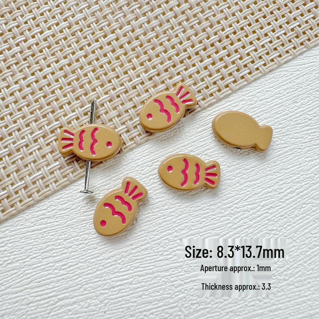 Colorful Macaron Fish & Butterfly Bead Kit for DIY Bracelets, Necklaces, Hair Accessories