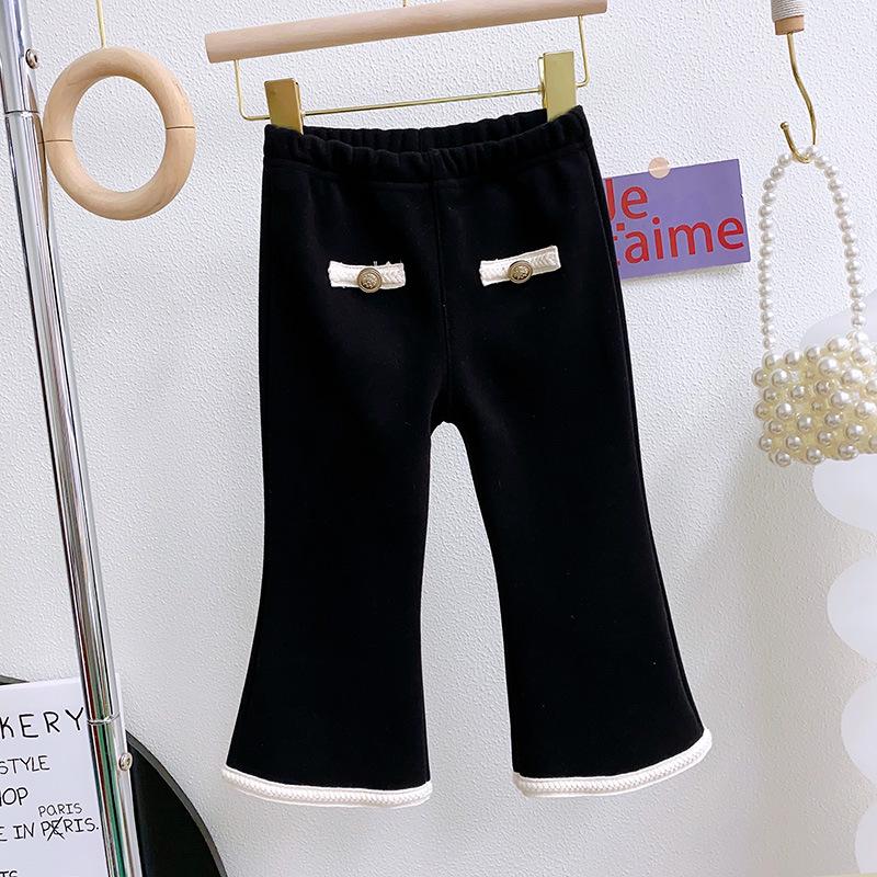 Очень Рыбные Зимние Леггинсы на Флисе для Девочек 140