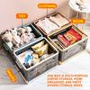 Multi-purpose Folding Storage Box Double Door Large-capacity Packing Toys Clothes Books Organizer With Cover