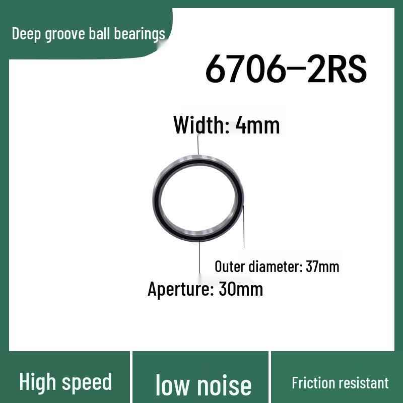 Thin-Walled Miniature Deep Groove Ball Bearings 6700-6706 Series