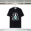 Cross-border Casablanca Summer New Casablanca Tropical Wind Summer Fruit Print Loose Short-sleeved T-shirt