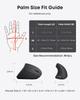 Anker 2.4G Wireless Mouse (Vertical Wireless Mouse) 80012001600 DPI 5 Buttons Optical Ergonomic Design Right-Handed WindowsmacOS Compatible (Black)