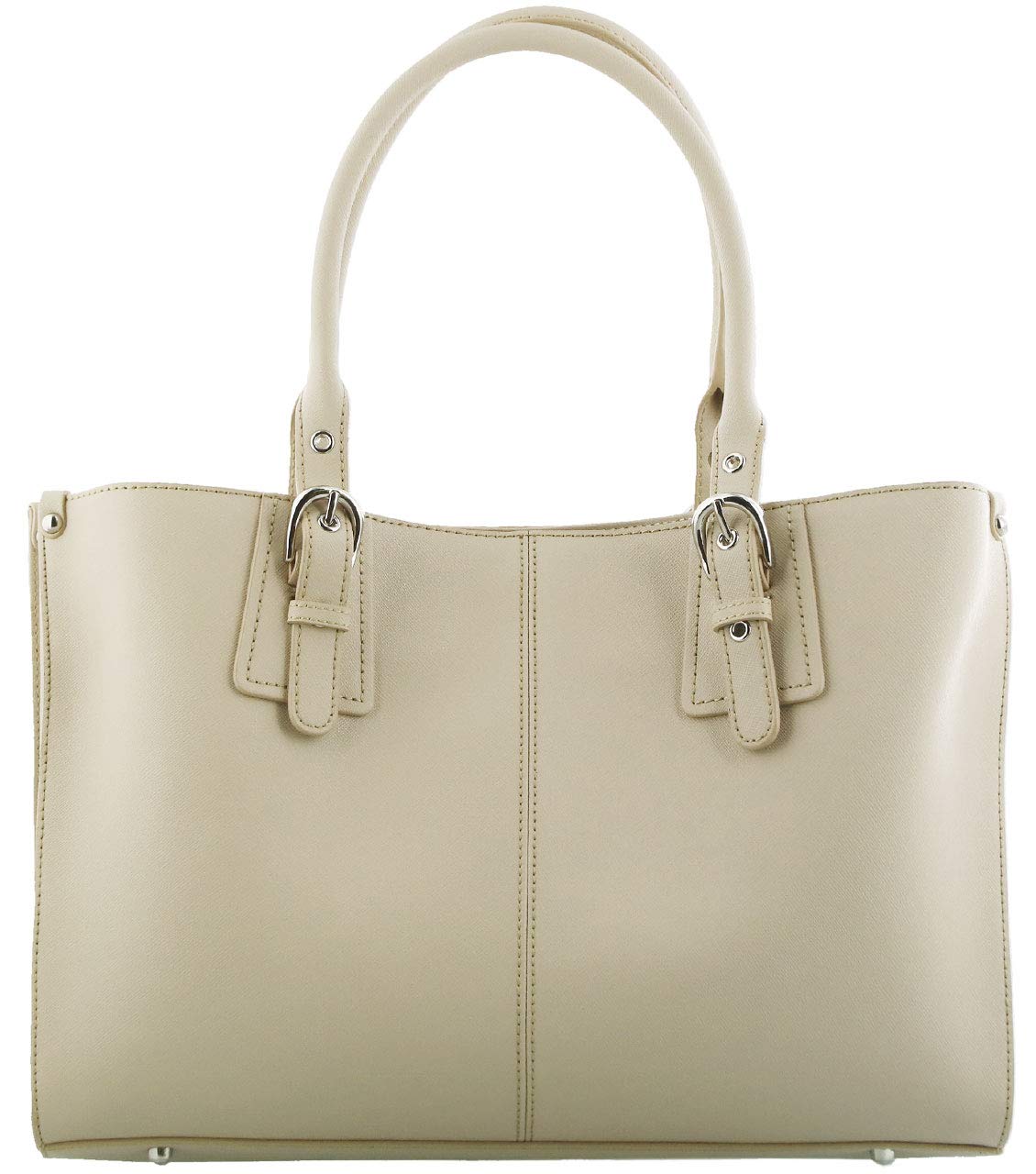 

Saffiano Leather Tote Bag for Greige [HALEINE] Women