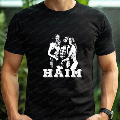 Korean- Review of Rock Band Haim's Short-sleeved Men's and Women's Shirts - Comfortable T-shi