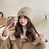 Autumn and Winter Women's Hat Plush New Korean Knitted Hat Versatile Warm Ear Protection Thickened Fashionable Wool Hat Cold Hat