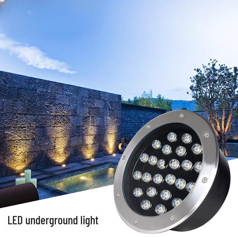 NuFeng 9W Colorful Outdoor Buried Underwater Lawn Light