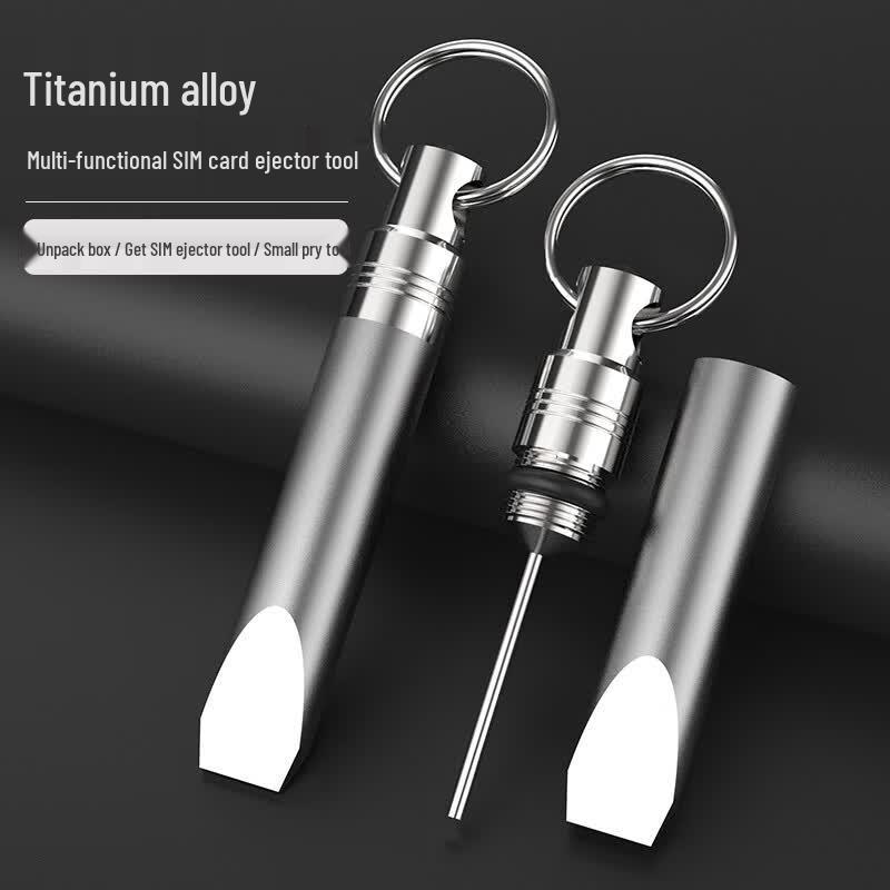 YORA Titanium Alloy SIM Card Ejector Keyring
