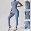 Winter Autumn Women's One-piece Yoga Jumpsuit Leggings Long-sleeved Warm Ski Overalls Outerwear High Elastic Cycling Bodysuit
