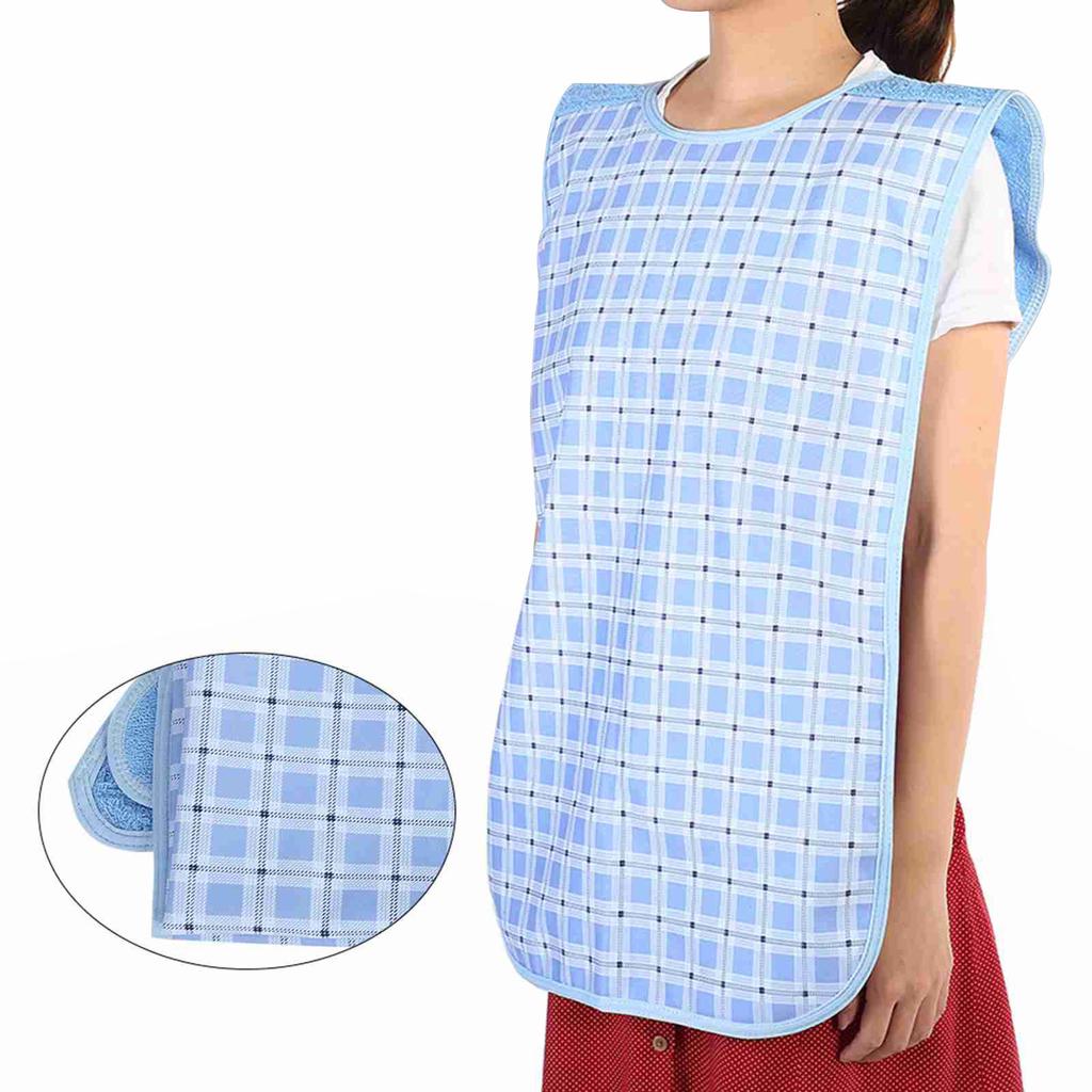 Adult Mealtime Bib Extra Large Dining Clothing Washable Water Resistant Clothes Protector