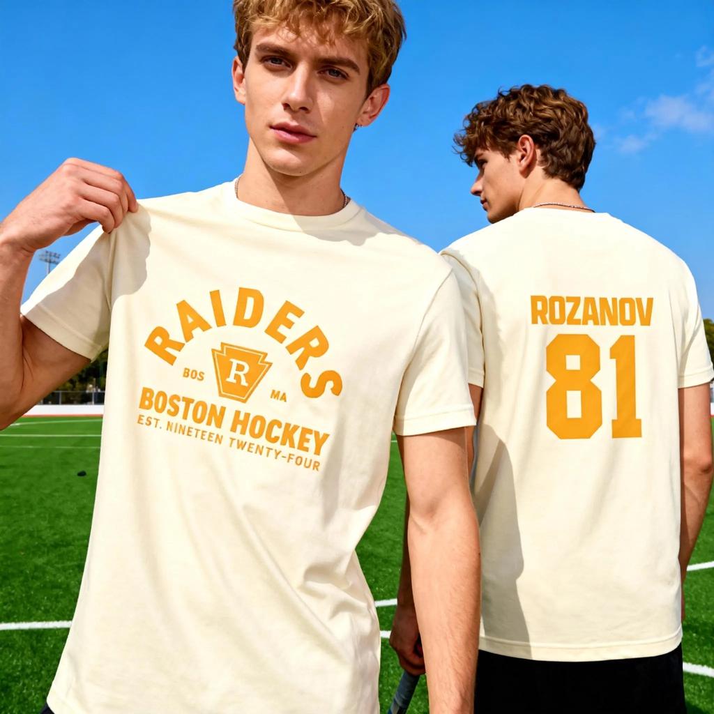 American TV Show Print Men T-shirt Heated Rivalry Shane Hollander 24 Montreal Metros T-shirt Overszied Men Ilya Rozanov 8 Boston Raiders Male Clothing