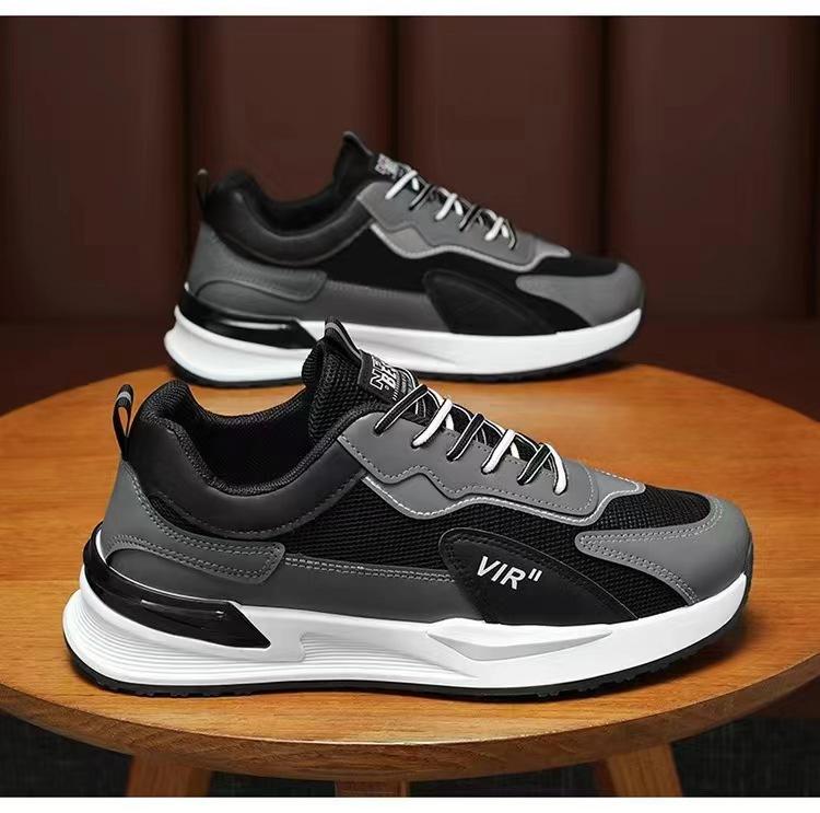 

Весенние мужские сетчатые кроссовки 2025 новые студенческие кроссовки повседневные универсальные простые трендовые кроссовки 39