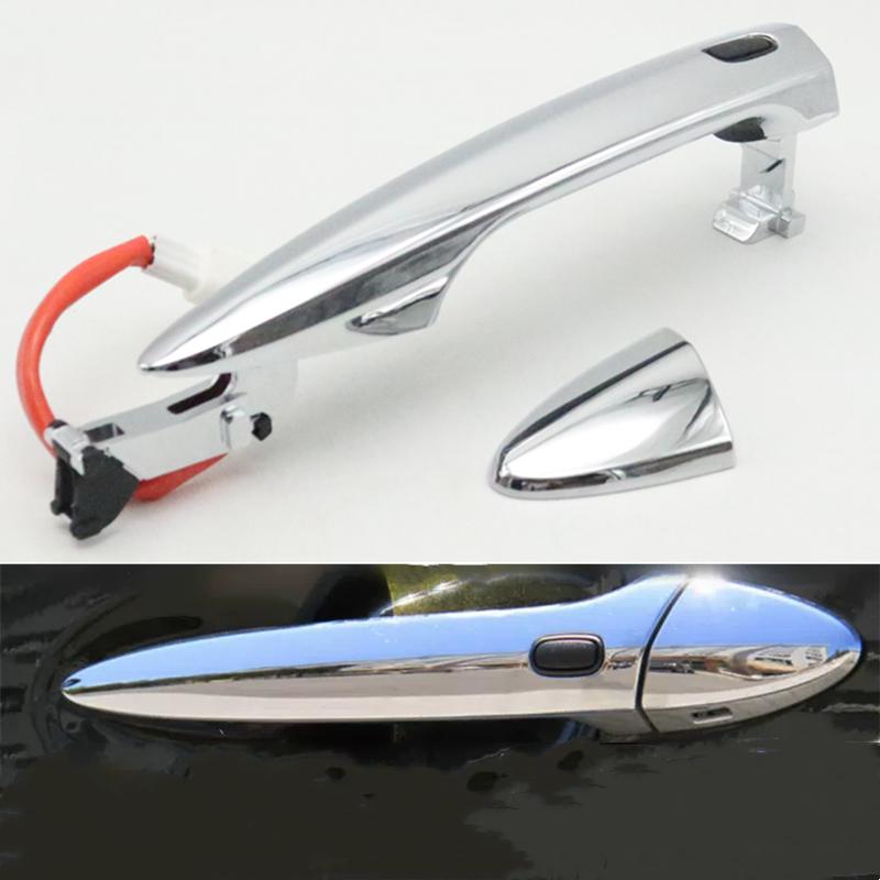 

Внешняя дверная ручка с умным датчиком, внешние ручки с покрытием, серебряная крышка для Lexus ES350 ES240 LS460 LS600h