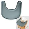 Non Slip High Chair Tray Silicone Mat Hassle Free Feeding Solution Protective Cushion Pad Solid for Stokke High Chairs