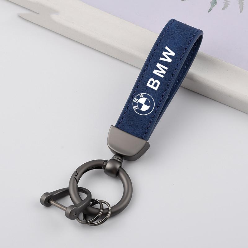 Metal/Leather Car Styling Keychain Key Chain Rings Accessories For BMW M M3 M5 M6 X3 E46 E90 E39 F10 F20 F30 G20 E60 E36 E34 gzhx77