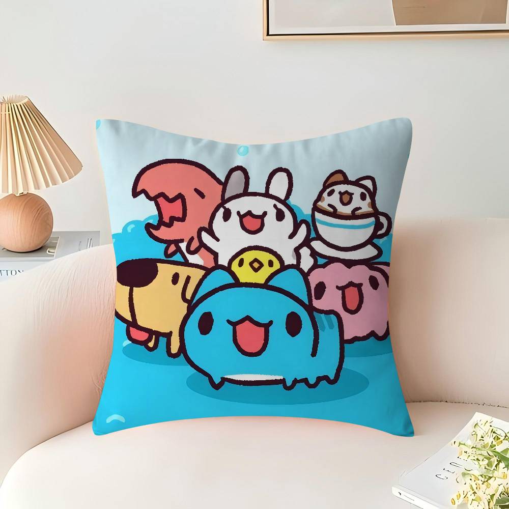 B-Bugcat Capoo Stitch Polštářový povlak Šťastný drak Potah na polštář na pohovku Domácí dekorace do pokoje Dětský dárek