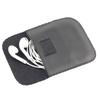Portable Mini Earphone Storage Bag PU Leather Waterproof Protective Sleeve Pouch for USB Data Charging Cable Case Coin Purse