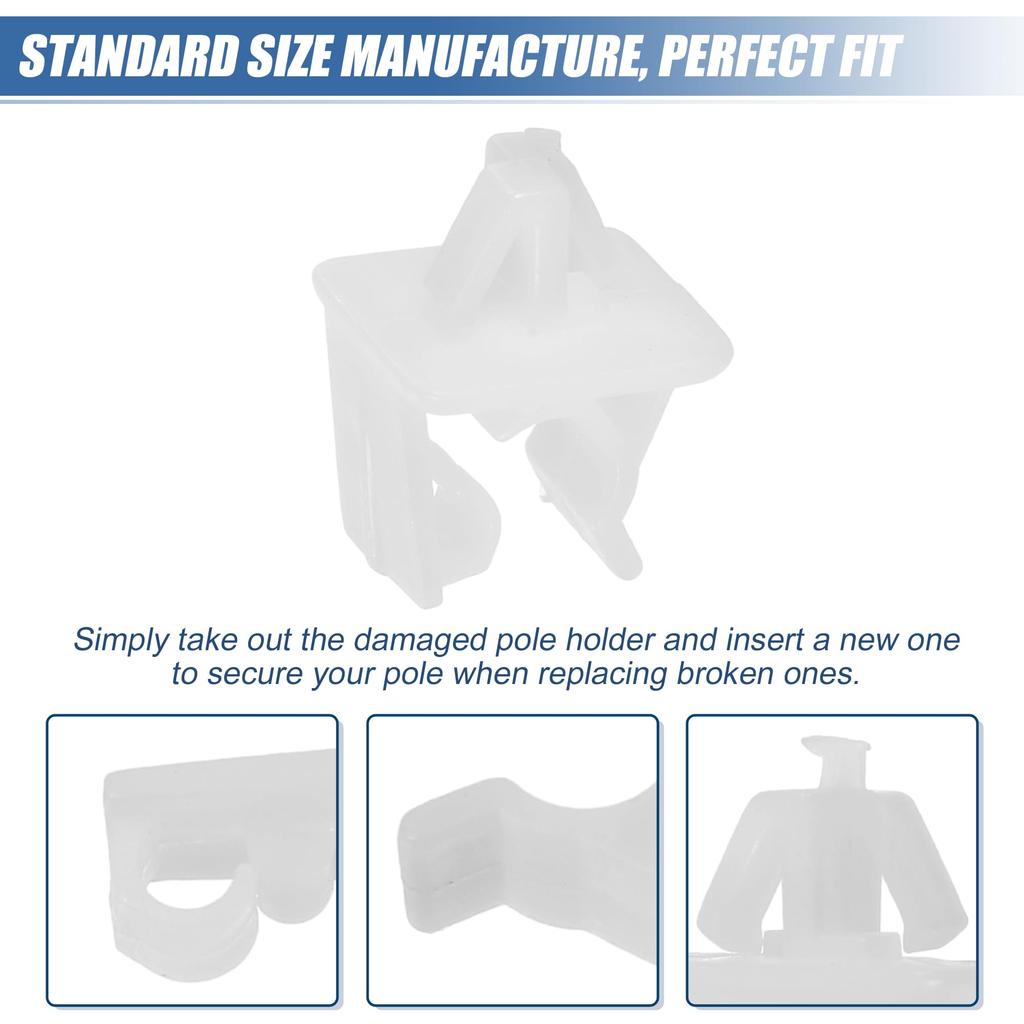 ACROPIX Motorhaubenstützstabhalter Motorhaubenclip für Honda Civic 4-Türer 2006-2016 Honda Civic 2-Türer 2006-2015 Nr.90672SNB003/90672SNB901-5 Stück