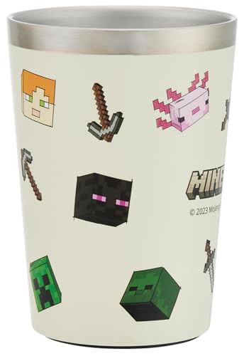 Skater Convenience Store Coffee Stainless Steel Tumbler, Medium, Insulated for Hot and Cold Drinks, Minecraft Explore More, Minecraft STCV2