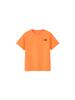 The North Face Short Sleeve Big Root Orange Size 150 T-Shirt, S/S Tee, Pop,