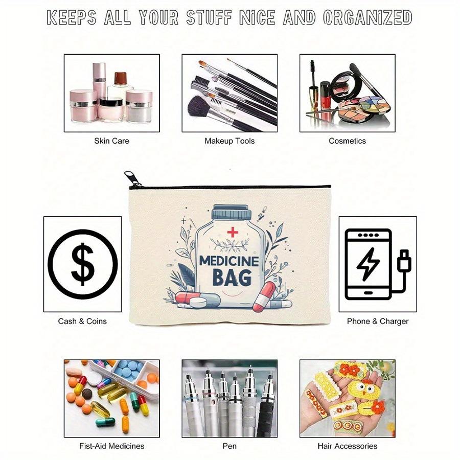 Digital Printing, Makeup Bag, Portable, Item Bag, Portable, Medication Storage Bag, Gift Packaging, Wedding Souvenir Packaging, Travel Makeup Bag