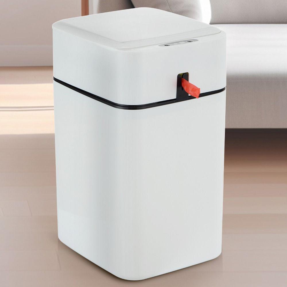 Automatic Induction Smart Garbage Bin Waterproof Automatic Sealing Trash Can Indoor