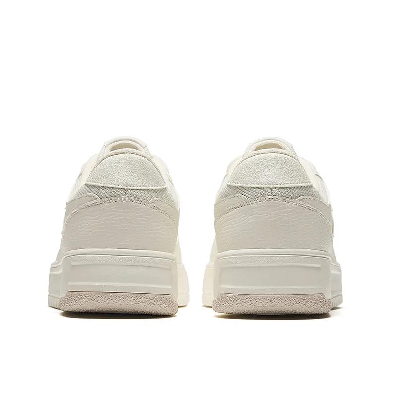 Anta Lightness White Sneakers Abrasion Resistant Lightweight Height Increasing (Unisex) Skate Shoes 912438010 6