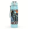 1PC Nicks Band Female Figure Collage Print 750ml Colorful Plastic Sports Water Bottle Leakproof Pop Up Lid with Straw for Outdoor Work Home Use