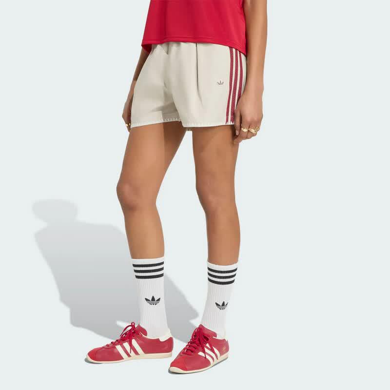 Adidas Originals Women s Resort Woven Shorts M бежевый