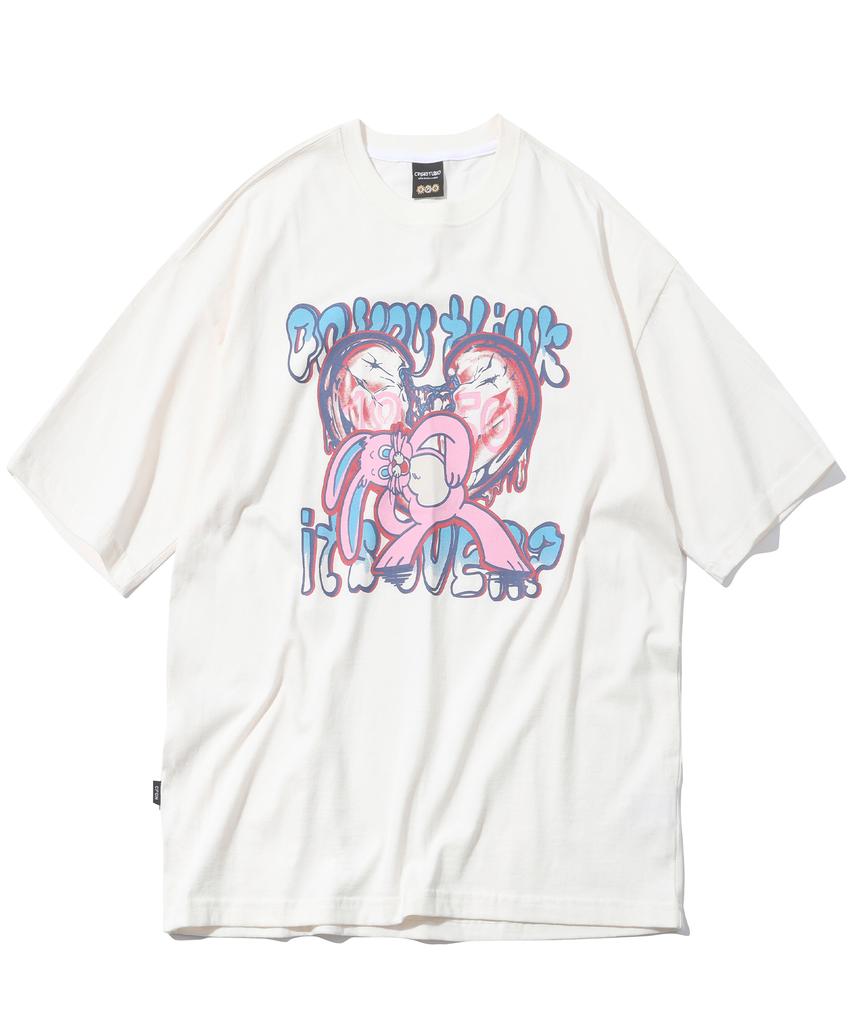 CPGN STUDIO Mad Hoppi Short-Sleeve T-Shirt Cream