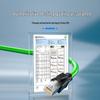 Baisende Cat 6a Shielded M12 To RJ45 Industrial Drag Chain Ethernet Cable