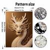 DIY Pearl Diamond Art Painting Kits for Adult and Beginners, Majestic Dragon Sparkling Painting Craft Home Wall Decor Handmade Gift