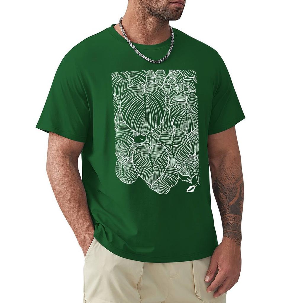 Weirdo In Leaves. T-Shirt For A Boy Tees Tops Vintage T Shirts Cotton T Shirt Men