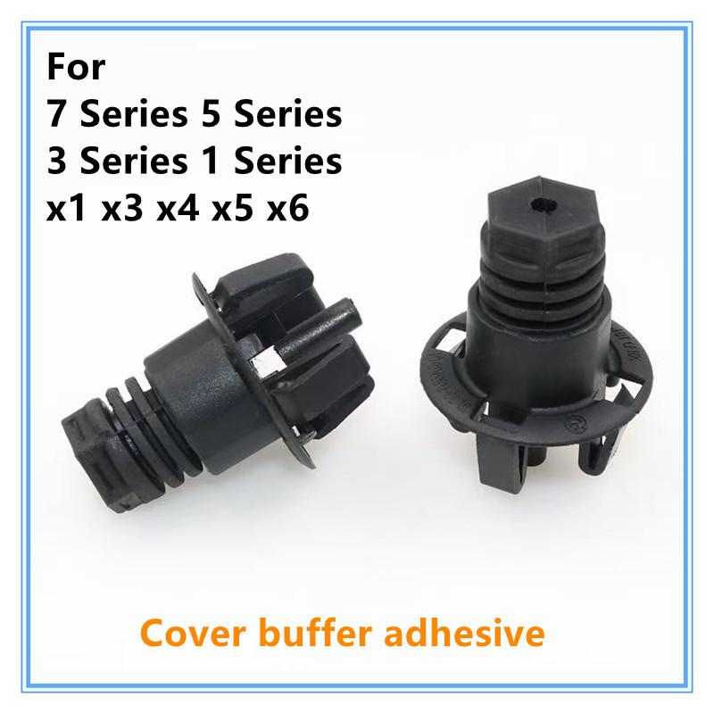 Universal Engine Hood Support, Vibration Absorber, Adjustable Rubber Bumper for Car Hood Alignment and Shock Absorption 1Set