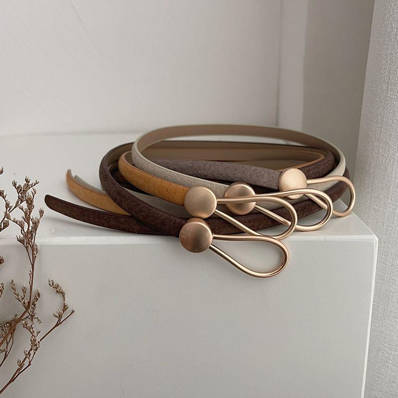 Black And Stylish Brown Pu Waist Belts For Women Complementing Dresses Tops And